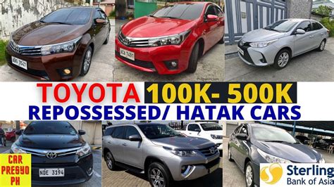 Repossessed Cars For Sale in the Philippines .